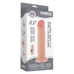 LoveToy SlidingSkin Gode Sliding Skin 17 x 4cm